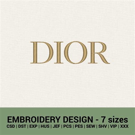 Dior embroidery style